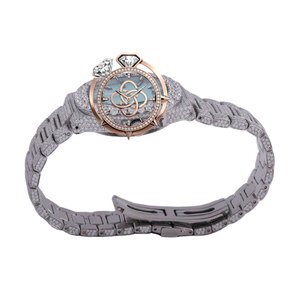 Premium Stainless Steel Moissanite <b>Diamond</b> Quartz Movement 20mm Analog Dial Men's Luxury Fashion <b>Watch</b> - Product Image 2
