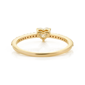 Anillo Apilable de Diamantes 100% Naturales, Diseño Minimalista Elegante, Joyería Fina Brillante para Uso Diario, Oro Amarillo Sólido de 14K - Product Image 6