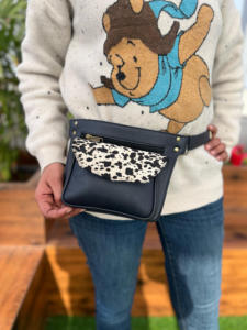 Nouveau sac de taille en cuir véritable fait à la main occidental avec ceinture réglable Unique Vintage élégant sac banane hanche sacs de taille réglables - Product Image 2