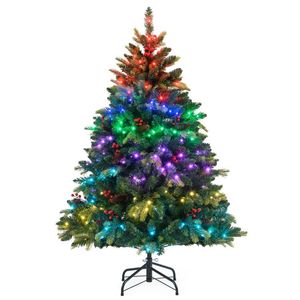 Albero di Natale Artificiale con Luci LED e Controllo Remoto tramite App - Opzioni da 5, 6 o 7 Piedi - Product Image 1