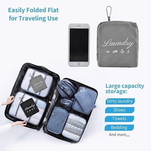 ถุงซักผ้าแบบพกพาสำหรับเสื้อผ้าสกปรก - Product Image 2