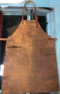 Tablier de barbecue en cuir véritable de qualité supérieure pour maîtres grillades, tablier professionnel pour fumeurs, unisexe, cadeau, protection anti-odeurs - Product Image 2