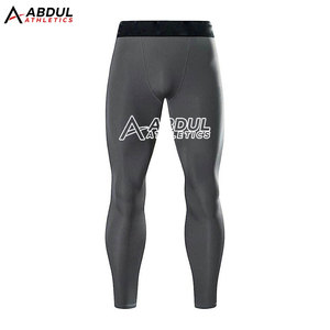 Leggings de compression athlétiques, extensibles, offrant un soutien confortable pour la course à pied, l'entraînement, la salle de sport et les activités de plein air - Product Image 4