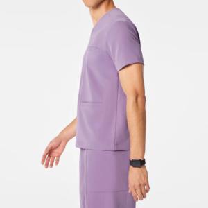 Custom Logo Medical <b>Scrubs</b> Uniform Set for Men Stretch Fabric Oversized <b>Scrub</b> <b>Top</b> Jogger Pants Nursing Surgical Hospital Wear - Product Image 3