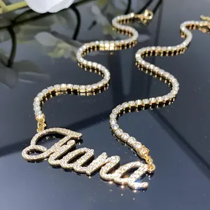 Collar con Colgante de Diamantes de Diseño Personalizado para Fiestas, Bodas y Eventos Nocturnos, Joyería para Suministro Mundial al Mejor Precio - Product Image 2