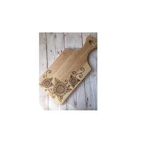 Tabla de Cortar de Madera de Acacia Premium Ecológica para Uso Diario, Duradera, para Servir Pan y Alimentos, Ideal para Fiestas - Product Image 5