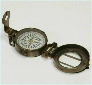 Vintage <b>Antique</b> Brass <b>compass</b> Vintage Pocket <b>Compass</b> - Product Image 6