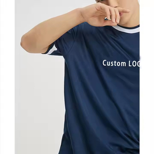 T-shirt décontracté pour homme extra large 100 % coton, personnalisé, non tissé, écologique, séchage rapide, respirant, qualité maille côtelée, épaules tombantes - Product Image 6