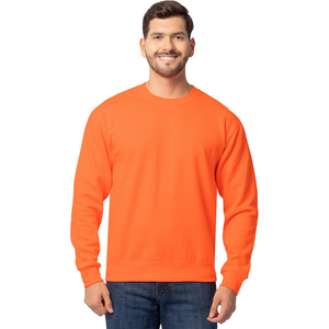 Sweat-shirt à capuche décontracté pour homme, hiver, uni, manches longues, col rond, tissu tricoté, bouton, logo personnalisé, service OEM, 100% polyester - Product Image 6