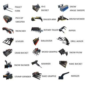 Изысканный превосходный гусеничный Противоскользящий погрузчик, 4wd трактор с фронтальным погрузчиком - Product Image 4