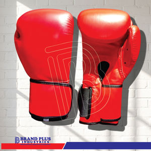 Guantes de Boxeo de Piel Sintética Roja para Exteriores, Ligeros, Transpirables, de Alta Calidad, Diseño Personalizado de Marca Plus - Product Image 5