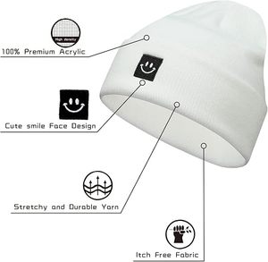 หมวกบีนนี่ไหมพรมถักลายริบสำหรับฤดูหนาวแบบ unisex ปักโลโก้ตามสั่งขายส่ง ผลิตจากอะคริลิก 100% อุ่นสบาย เหมาะสำหรับกิจกรรมกลางแจ้ง - Product Image 5