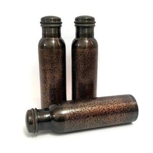 ขวดน้ำทองแดง ขวดน้ำโลหะ ขวดทองแดงอินเดีย ขวดรักษ์โลก ขวดโลหะนำกลับมาใช้ใหม่ได้ ขวดเพื่อสุขภาพ - Product Image 4