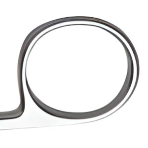 Ciseaux dentaires, instruments dentaires, ciseaux à iris courbés, acier inoxydable de haute qualité, ciseaux à bandage manuels Lister, ergonomiques - Product Image 3