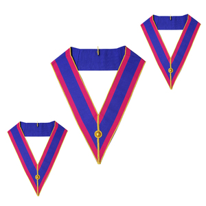 Collar de Masonería de Alta Calidad con Diseño Personalizado, Collar Provincial sin Adornos, Regalia - Product Image 5