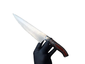มีดเชฟทำมือสแตนเลสอย่างดี ขนาด 12 นิ้ว ด้ามไม้ จากผู้ผลิตชั้นนำ - Product Image 4