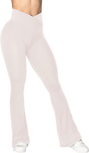 High Waist Flare Yoga <b>Pants</b> Women Soft Wide Leg Tummy Control Sport Leggings Bootcut <b>Dance</b> Fitness Trousers - Product Image 5