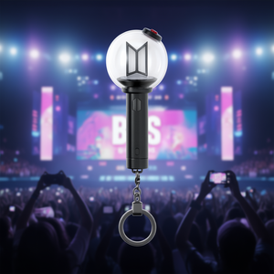 พวงกุญแจแท่งไฟอย่างเป็นทางการของ BTS อุปกรณ์เสริมเสียงและวิดีโอแบบพกพา SE-bts - Product Image 3