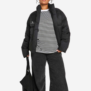 <b>Women</b> Lightweight Bubble Jacket <b>Winter</b> Warm <b>Padding</b> Hooded Fashion Outdoor Windproof Solid Color Custom Logo <b>Winter</b> <b>Coat</b> 2026 - Product Image 2