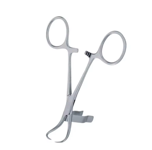 ที่หนีบผ้าขนหนูสแตนเลสแบบใช้มือ คีมเย็บผ้า  เครื่องมือทันตกรรม สำหรับใช้งานทางทันตกรรมระดับมืออาชีพ - Product Image 3