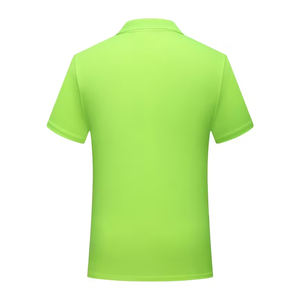 Polo de golf pour homme adulte, couleur verte, manches courtes, col boutonné, tissu confortable, polo de golf pour messieurs - Product Image 2