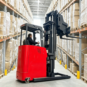 Chariot élévateur électrique à allée étroite d'occasion MIMA MC15 1,5 tonne, chariot à fourches 3 voies VNA, équipement d'entrepôt haute performance - Product Image 1