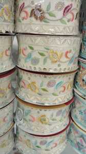 Embroidered <b>Lace</b> Trims Vintage Floral Border Ribbon Sewing Craft Garment Accessories Wholesale Fabric <b>Applique</b> Supplier - Product Image 5