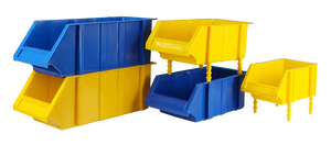 PP Plastic Storage Bin Stackable Warehouse Parts Bin Industrial Picking Bin OEM Factory Supply - Product Image 5