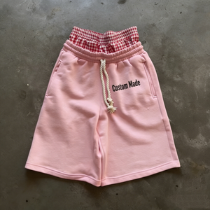 Ensembles de survêtements personnalisés pour femmes – Ensemble deux pièces coupe ample avec short à cordon de serrage et t-shirts à col rond - Product Image 4