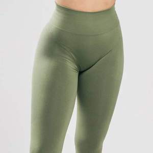 OEM Women's Solid High Waist Leggings Breathable Seamless Eco-Friendly Quick Dry Yoga Fitness Running Gym Wear - Product Image 2
