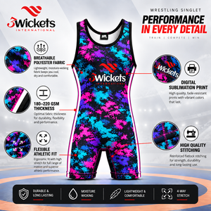 Combinaison de lutte personnalisée pour hommes, uniforme de lutte imprimé par sublimation, respirant, extensible dans 4 directions, vêtements d'équipe, fabricant OEM ODM - Product Image 3