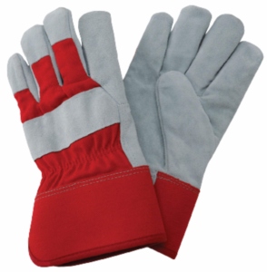 Gants de sécurité industriels en cuir de vachette de haute qualité, cuir grainé premium, certifiés CE, résistants à la chaleur, 11 oz - Product Image 1