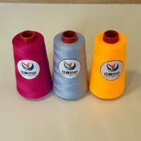 Fil à coudre en polyester filé 100 % haute ténacité, 20/2 40/2 60/3, avec couleurs personnalisées pour broderie et couture textile – Fournisseur direct usine