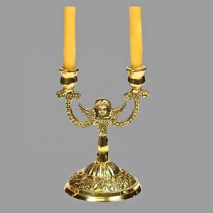 Classic Brass Handmade Candlestick Holder with Polished <b>Lacquered</b> Finish for Home Decoration and Christmas by WB INC INDIA - Product Image 6