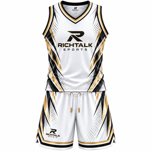 Uniforme de Baloncesto Transpirable Personalizado a Precio de Fábrica para Adultos, Tela de Poliéster, Diseño de Alta Calidad - Product Image 1