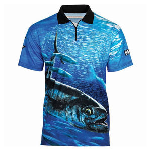 Nouvelle Arrivée : Polo de Pêche pour Homme, T-shirt de Pêche par Sublimation, Polo de Pêche Entièrement Sublimé en Couleurs - Product Image 1