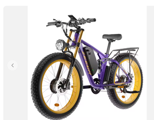 Bicicleta Eléctrica de Montaña OEM/ODM de Largo Alcance para Adultos, 48V 2000W 1000W 22.4Ah, Doble Suspensión, Neumáticos Anchos - Product Image 1