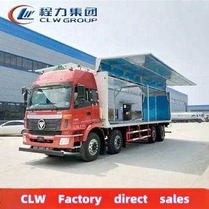 Personalizar 8x4 Foton Wing Open Van 30-40 Ton Vagón de carga Camión pesado con buen precio Euro 4 Emisión Estándar Combustible diésel - Product Image 2