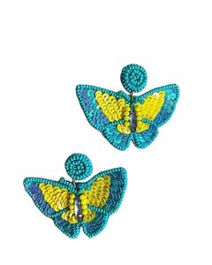 ต่างหูห้อยประดับลูกปัดปักลายสำหรับผู้หญิง เครื่องประดับแฟชั่นอินเดีย สำหรับวันครบรอบและชีวิตประจำวัน โดย MD HANDICRAFTS - Product Image 1