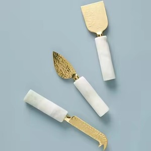 Stainless Steel Gourmet <b>Cheese</b> <b>Knife</b> <b>Set</b> Elegant Cutting Tools for Dining Experiences - Product Image 2