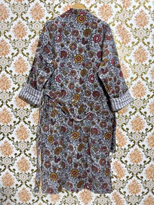 Animal Print Velvet Kimono Robe Warm Boho <b>Cardigan</b>-100% Cotton Quick Dry & Breathable - Product Image 3
