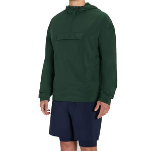 Reasonable Price Men Quick Dry <b>Lightweight</b> Windbreaker <b>Jacket</b> and Shorts 2 Piece Fitness Tracksuit - Product Image 3