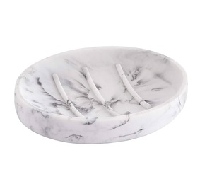 Factory Custom Marble <b>Soap</b> European Style Household Hotel Home Marble <b>Soap</b> Dish Rack Kitchen Accessory Bathroom <b>Sets</b> - Product Image 4