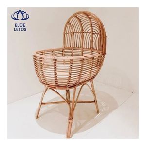 Cuna de Ratán 2026, Diseño Ecológico y Seguro para la Comodidad del Sueño del Bebé, con Movimiento Suave para una Relajación Tranquila - Product Image 5