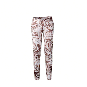 Ensemble de shorts de yoga légers de haute qualité pour femmes, impression de logo personnalisée, respirant, respectueux de l'environnement, en spandex/nylon, tenue de sport 2 pièces - Product Image 3