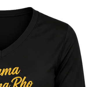 Camiseta Personalizada de Manga Larga para Mujer de Sigma Gamma Rho, Camiseta de Algodón con Cuello Redondo y Gráfico de Hermandad Griega, Ropa Casual al por Mayor - Product Image 5