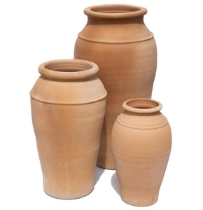 Urne funéraire en argile - Design moderne, finition couleur personnalisable, écologique, capacité 4-5L, durable, faite à la main - Product Image 1