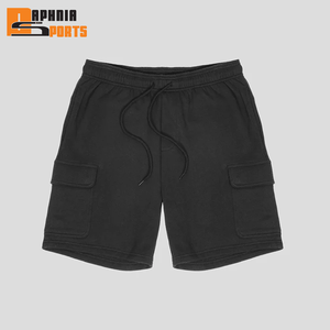 Pantalones Cortos Deportivos Casuales de Algodón 100% de Alto Gramaje para Hombre, Transpirables, de Secado Rápido, con Cintura Elástica y Media, Ideales para Correr - Product Image 6