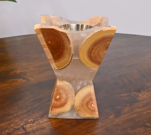 Quemador de Incienso de Madera Ecológico Hecho a Mano, Regalo Religioso de Oriente Medio para el Ramadán Mubarak 2027, Difusor Aromático de Madera de Pino para el Hogar - Product Image 5