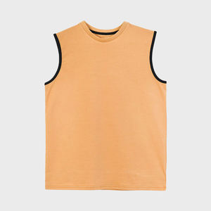 Custom Muscle Fitness Bodybuilding Gym <b>Clothing</b> Men's Sleeveless Knitted Quick Dry Eco-Friendly Tank Top - Product Image 1